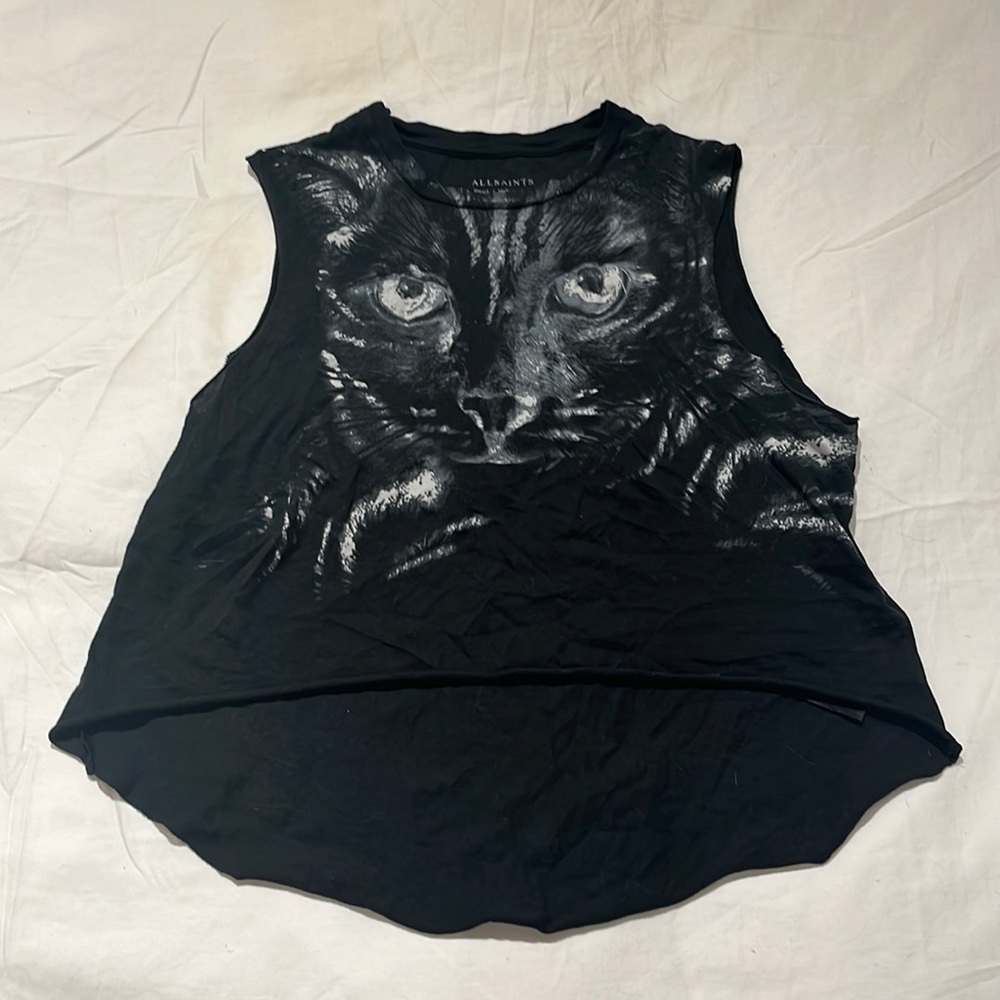 All Saints sz Small Crop Top